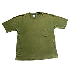 Vintage 90s Gap Blank Tee T-Shirt Size XL Oli...
