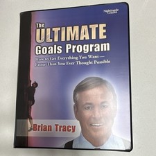 Brian Tracy The Ultimate Goals Program Nightingale Conant CD Set & Guidebook