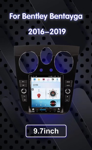 9.7" Android Car Stereo Radio GPS Navigation AHD For Bentley Bentayga 2016-2019 - Foto 9 di 18