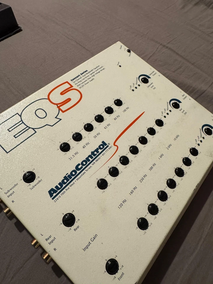 AudioControl EQS- 6 Channel Output 13-band equalizer Crossover Audio Control EQ - Image 2 of 4