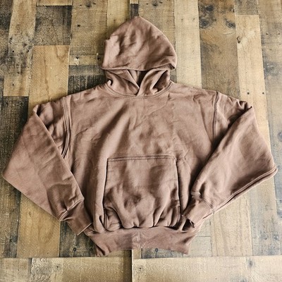 Yeezy GAP Perfect Double Layered Hoodie YZY Brown Size Small