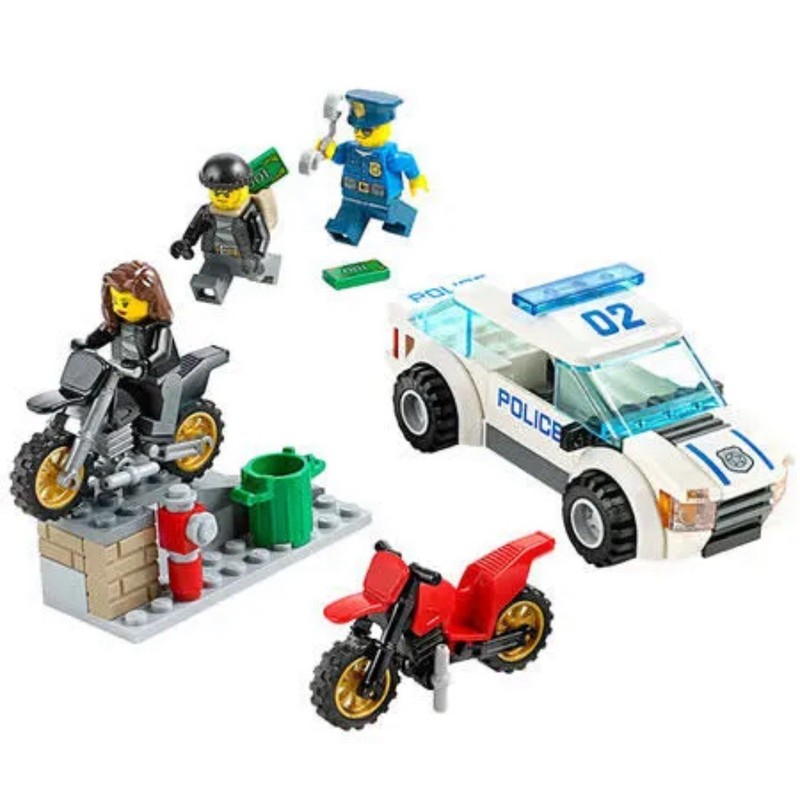 LEGO City 60042- High Speed Police Chase (2013) No Box - All Pieces And Manuel