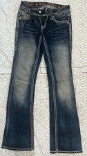 Rock Revival "Betty" Boot Cut Women's Denim Blue Jeans Sz 25 x 30