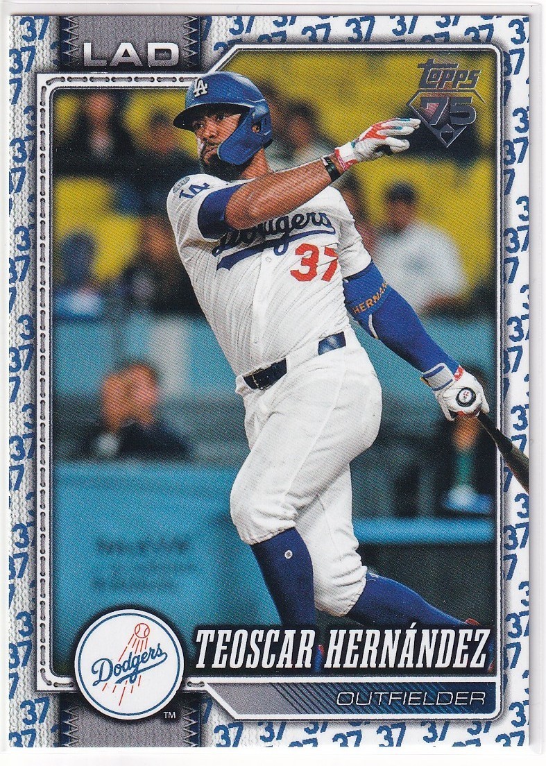 2026 Topps Series 1 Teoscar Hernandez Player Number Variation Dodgers SSP #251 $