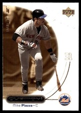 Mike Piazza 2001 Upper Deck Ovation #49 Mets MLB READ FREE SHIPPING AutographDen