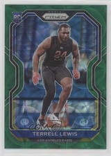 2020 Panini Prizm Rookie Green Scope Prizm 16/75 Terrell Lewis #378 3c7