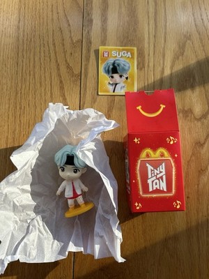 New McDonald's Tinytan x BTS 2025 Happy Meal Toys Suga Throwback Sticker RARE