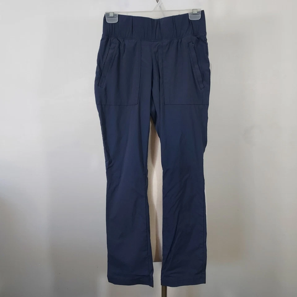 Pantalones Columbia de nailon elásticos para senderismo al aire libre en cualquier momento cintura elástica pequeños Foto 2 de 4