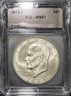 1973-S Eisenhower Silver Dollar - ICG MS67 - Nice Coin - 40%- San Francisco Eisenhower