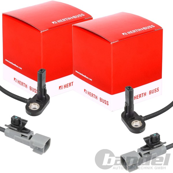 2X Herth+Buss ABS-SENSOR Raddrehzahl Vorne Passend FüR Chevrolet Trax Opel Mokka-image