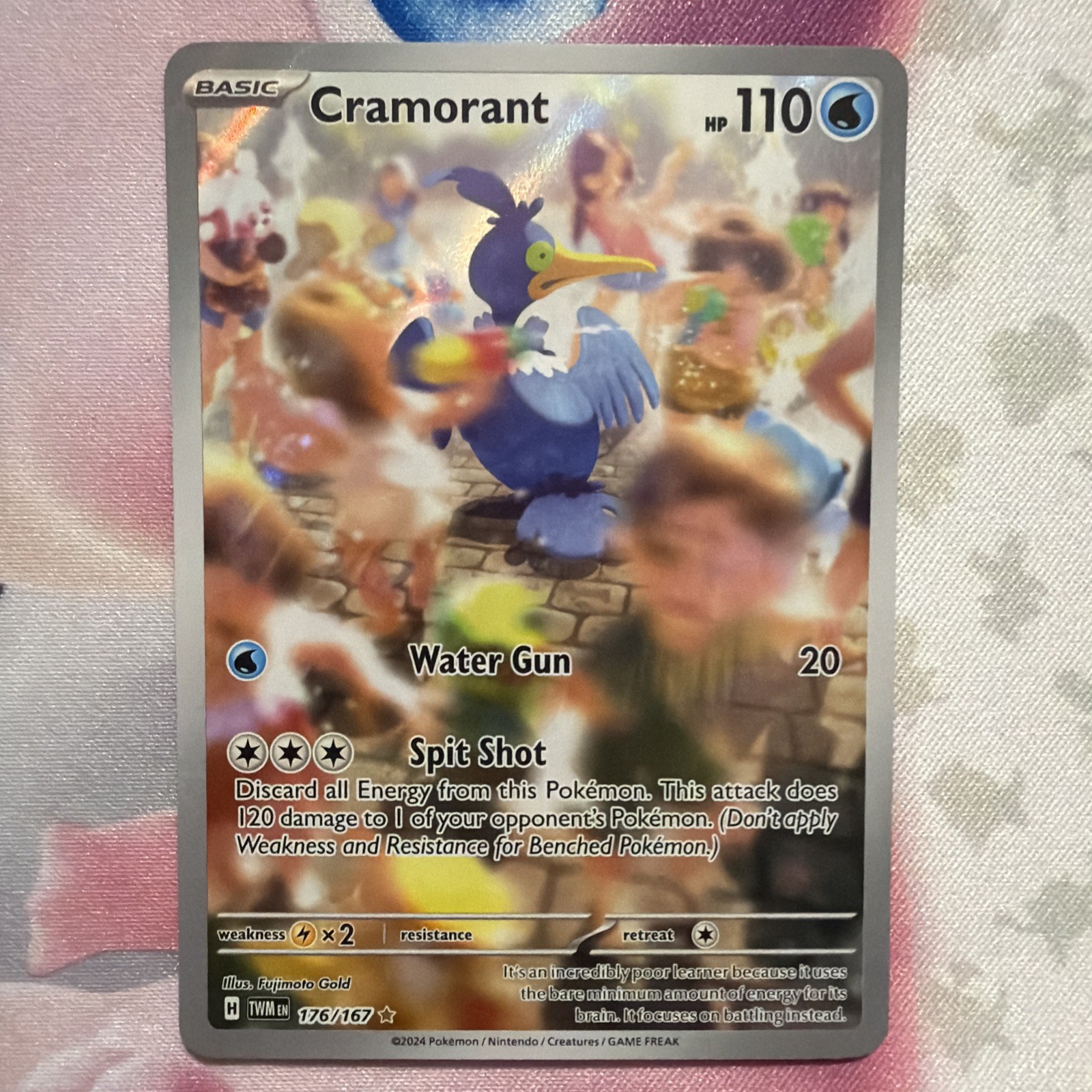 Cramorant - 176/167 Illustration Rare SV06: Twilight Masquerade Pokemon TCG NM