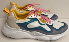 Cole Haan Womens ZEROGRAND Radiant Sneaker - White/Pink /Yellow/Blue/Gray Sz 8