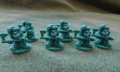 D&D Fantasy Goblins mit Zweihandaxt x6