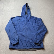 Vintage Nike ACG Jacket Mens Large Blue Hooded Rain Windbreaker Outdoors 90s