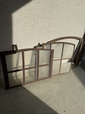 Antike Scheunenfenster Rundbogen aus Metall Vintage / Industrial / Landhaus Deko