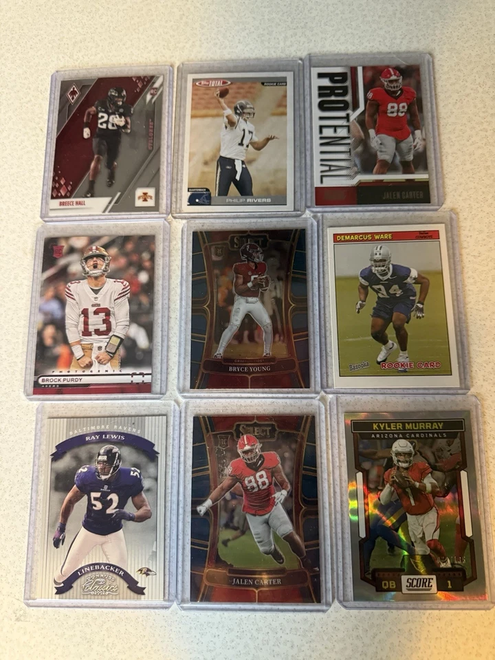 Lote de 76 tarjetas multideporte automático béisbol fútbol baloncesto RPA RC autos más Foto 3 de 4