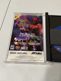 Impact Racing Sega Saturn COMPLETE w/  Registration Card & Insert Tested Authent