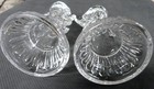 Vintage Selenium Clear Depression Glass Cherub Candlestick 6-3/4" — photo 6