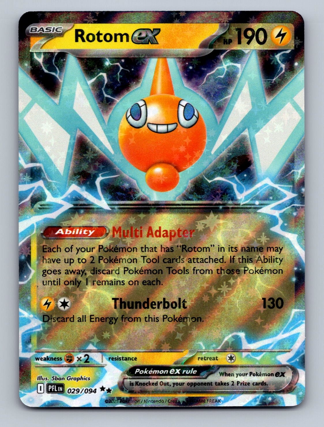 Rotom ex Double Rare ME02: Phantasmal Flames 029/094 NM