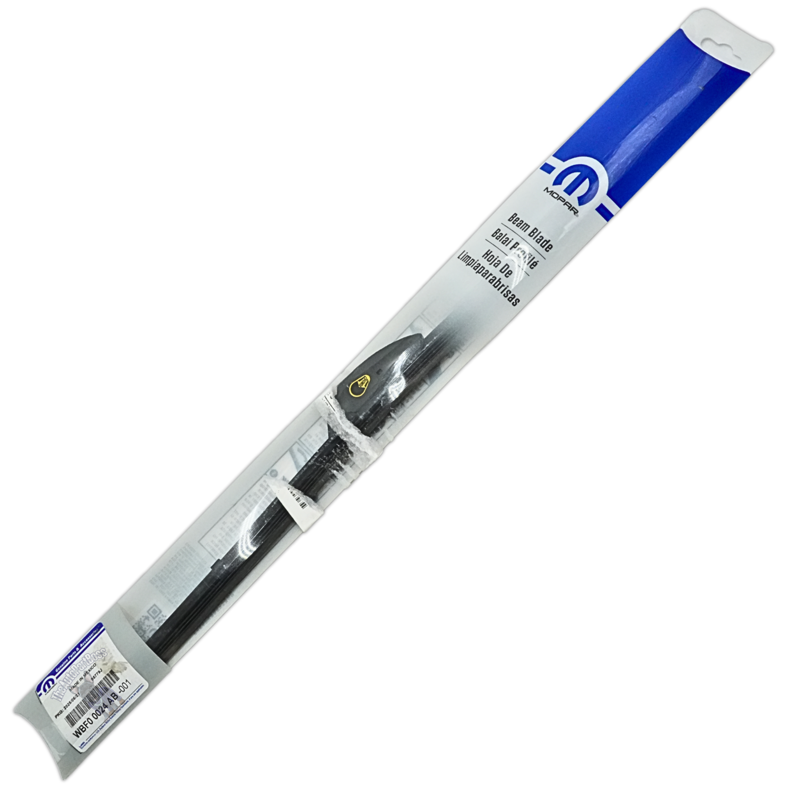 Front Wiper Blade Left Genuine Mopar WBF00024AB