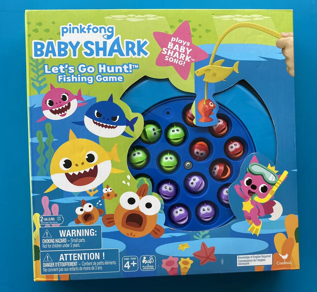  Pressman Shark Bite with Let's Go Fishin' Card Game (  Exclusive) : Everything Else