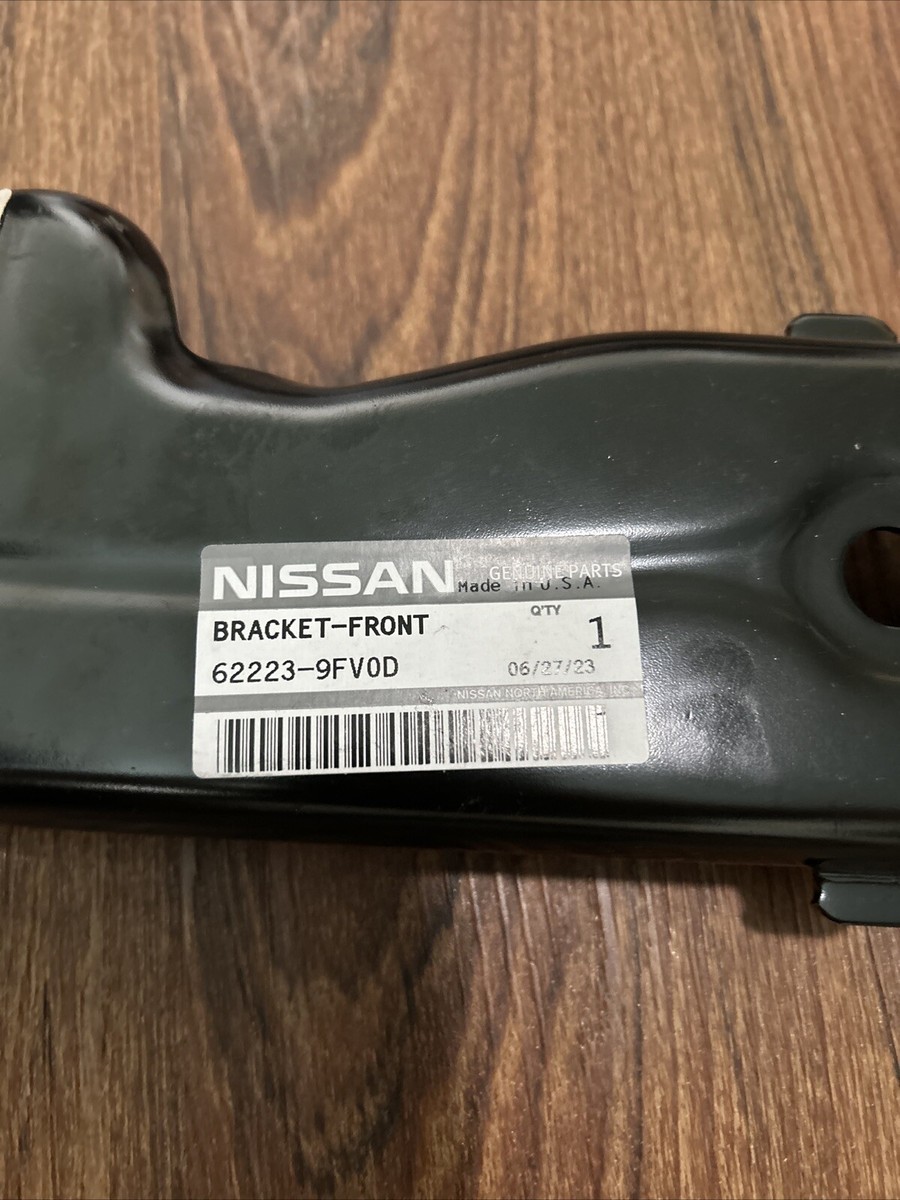 Nissan 62223-9FV0D. 2019-2022 FL Bumper Face Bar Bracket for