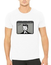 David Bowie Inside a Fender White T-shirt Size XL