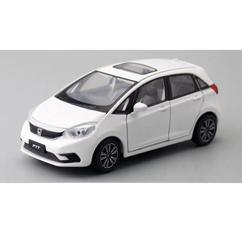 1:32 Honda Fit Model Car Diecast Alloy Zinc Toy Cars Metal Vehicle Boys Toys - Image 4 of 4