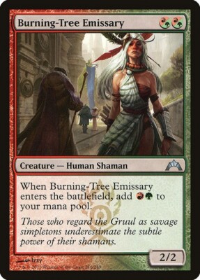 Burning-Tree Emissary *PLAYSET* 4x  MtG Gatecrash SP/NM