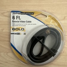 6ft Coaxial Video Cable NEW
