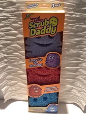 Scrub Daddy Sponge Summer Shapes Non Scratch Scrubbers For Dishes And Home 3ct