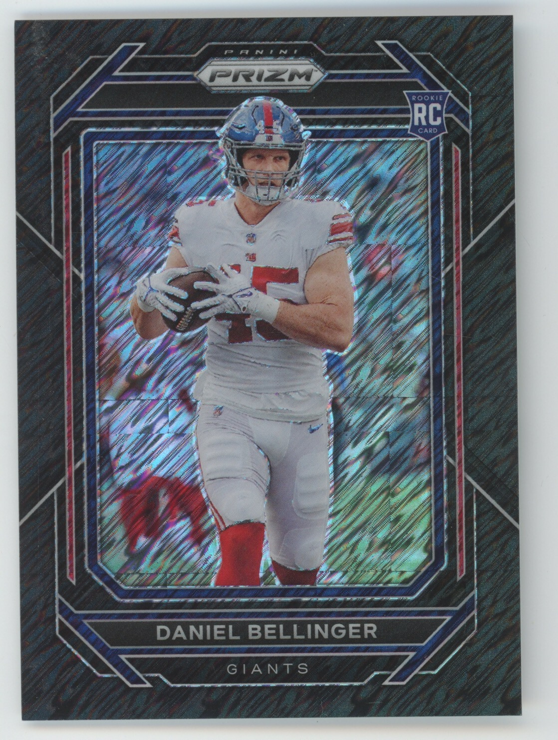 2022 Panini Prizm Black Shimmer #364 Daniel Bellinger 1/1 RC Rookie Giants