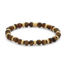 Frank-1967 Gemischte Naturstein Perlen Armband 6mm  7FB-0464