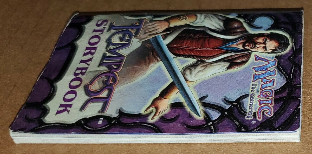 Magic The Gathering (MTG) - Tempest Storybook Rulebook Strategy