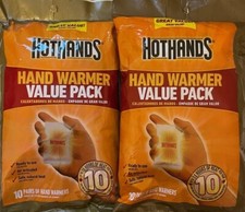 20 Pairs HotHands Hand Warmer Value Pack - up to 10 hours Heat per pair - NEW