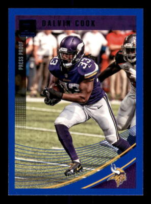 2018 Donruss Press Proof Blue #179 Dalvin Cook NM-MT Vikings | eBay