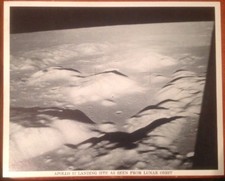 Apollo 17 Lunar Module In Landing Site As Se n From Lunar Orbit NASA Photo 1973