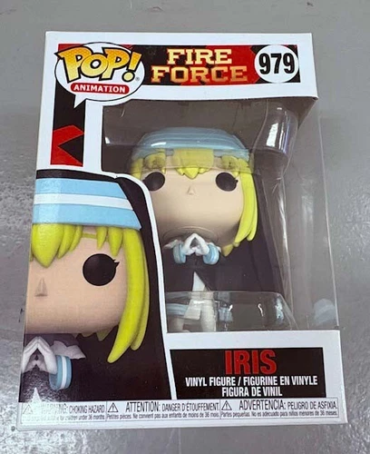New Funko Pop Animation 979 Iris Fire Force Anime Vinyl Figure Vaulted