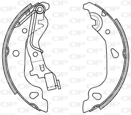 Ganasce Freno per Fiat Grande Punto (199) Punto Ii (188) (auto con ABS - Immagine 1