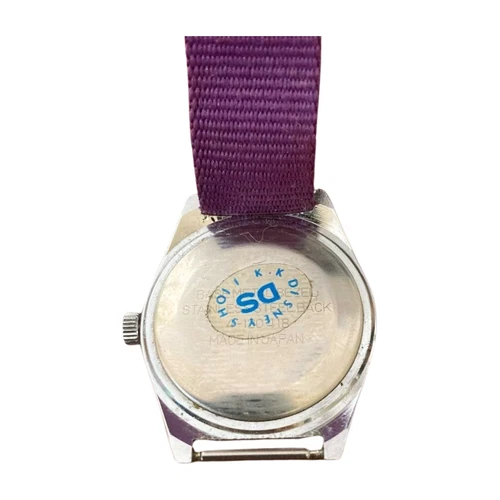 PEANUTS SNOOPY Watch Manual Winding Purple Retro Vintage Used - Picture 8 of 8