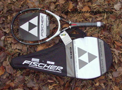 New Fischer GDS Spirit case racquet titanium 107 similar 2 head Ti.5 3/8 1/2 5/8