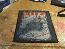 PENTAGRAM COLLECTABLE VINTAGE PATCH WOVEN ENGLISH PICTURE