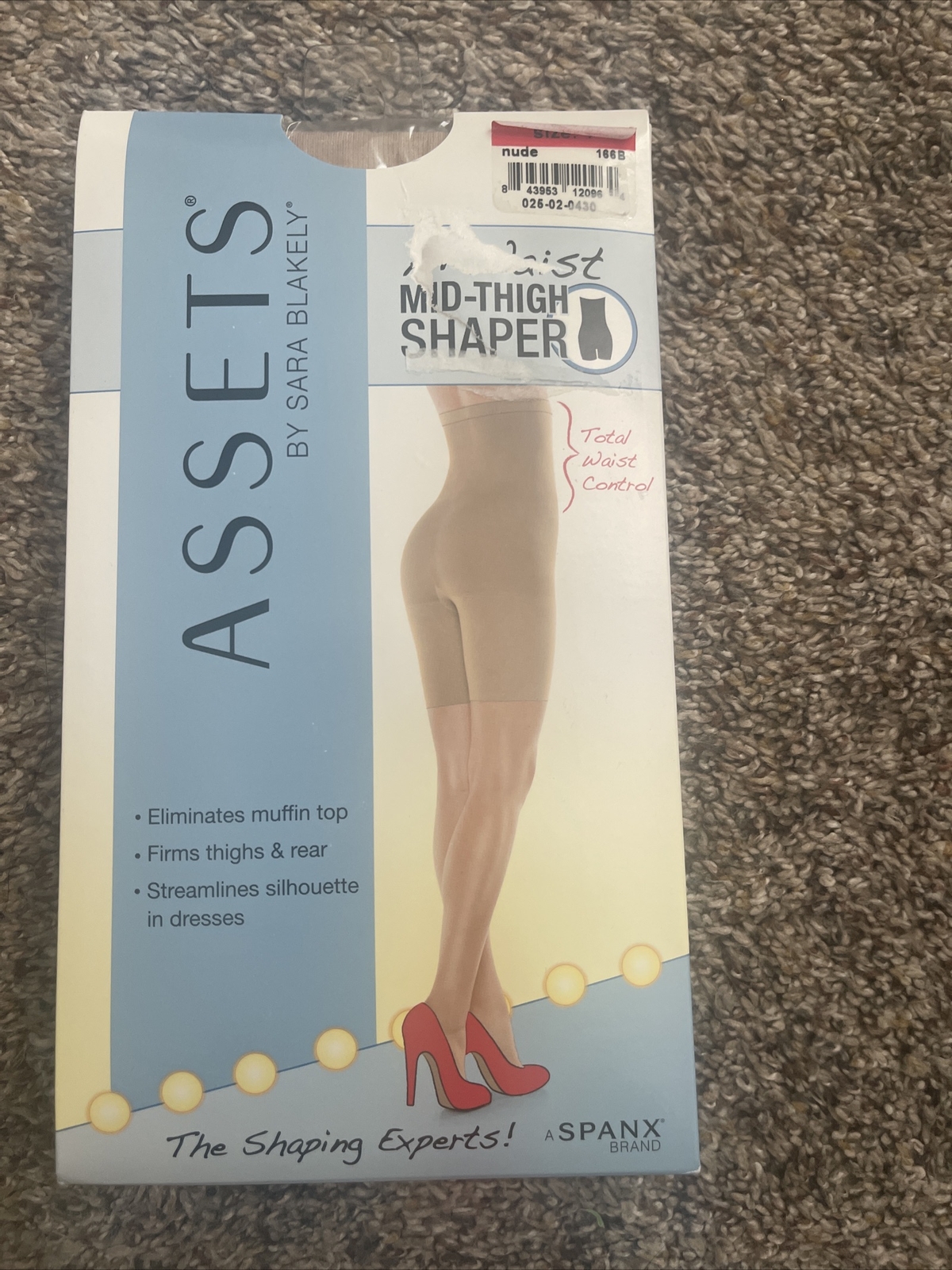 SPANX High Waist Mid-Thigh Shaper in Nude Size 1 Style 166B