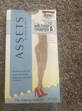 SPANX STYLE 166B HIGH WAIST MID-THIGH SHAPER COLOR NUDE Size 1