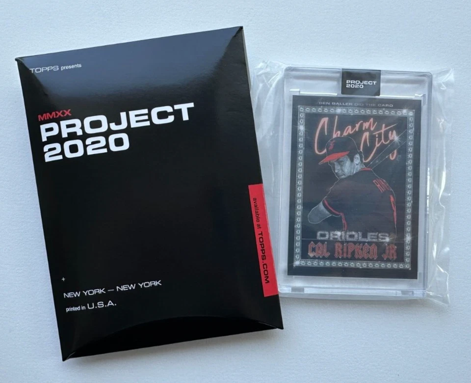 Topps - MMXX Project 2020 / #109 Cal Ripken Jr - by Ben Baller w/Box - NEW - Image 2 of 4