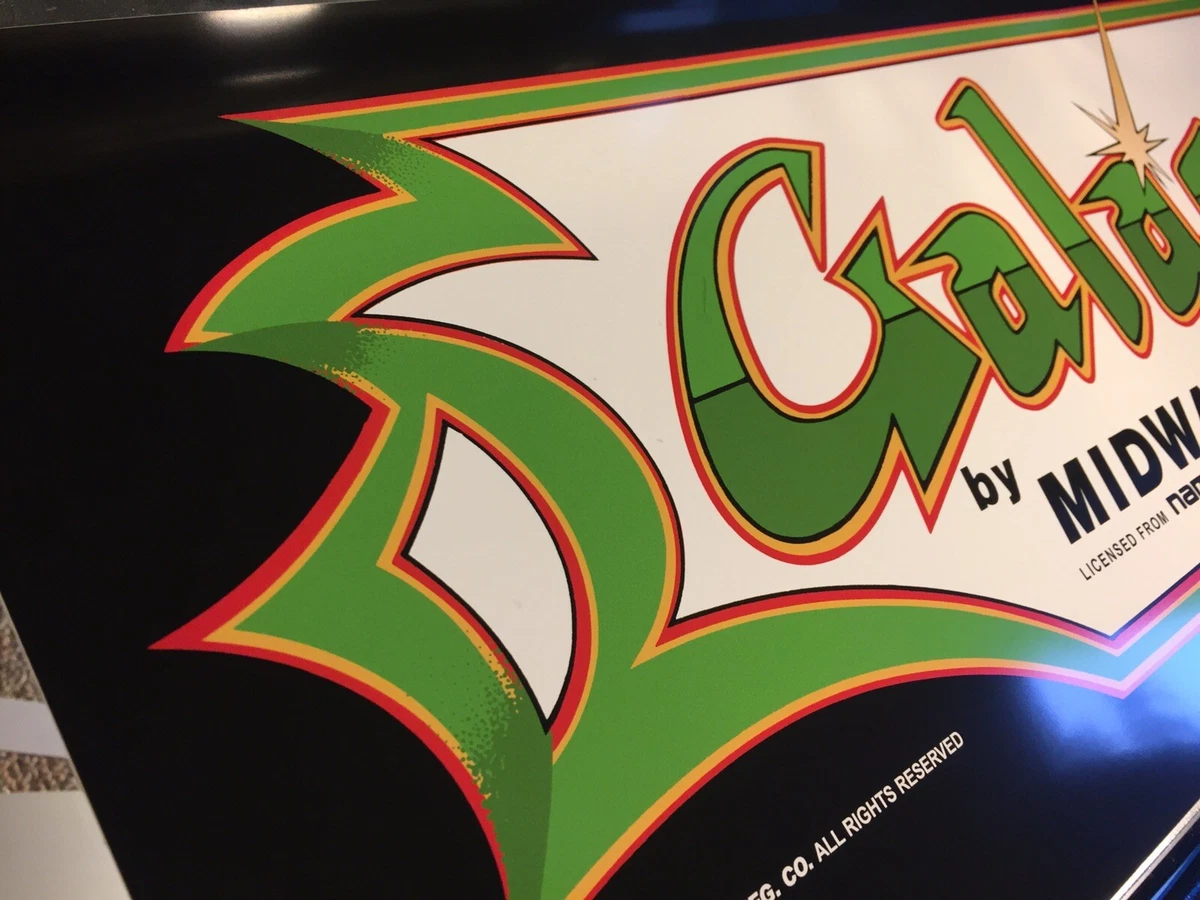 Galaga Arcade Marquee (Midway) 26" x 8" | eBay