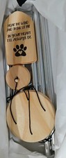 Memory Pet Wind Chimes Sympathy New In Box.