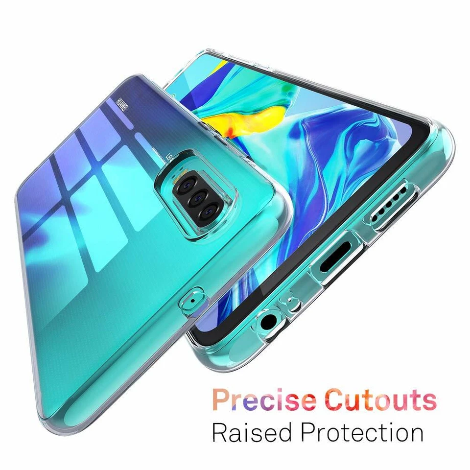 Vitre Protection Film Verre trempé écran HUAWEI P30 P30 Lite Et Coque Silicone - Photo 3/4