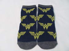 NEW ONE SIZE FITS MOST SHOE SZ 6-12 MEN'S LOW CUT SOCKS - JUSTICE LEAGUE