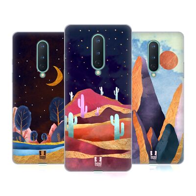 HEAD CASE DESIGNS GOLD LANDSCAPES SOFT GEL CASE FOR GOOGLE ONEPLUS PHONES